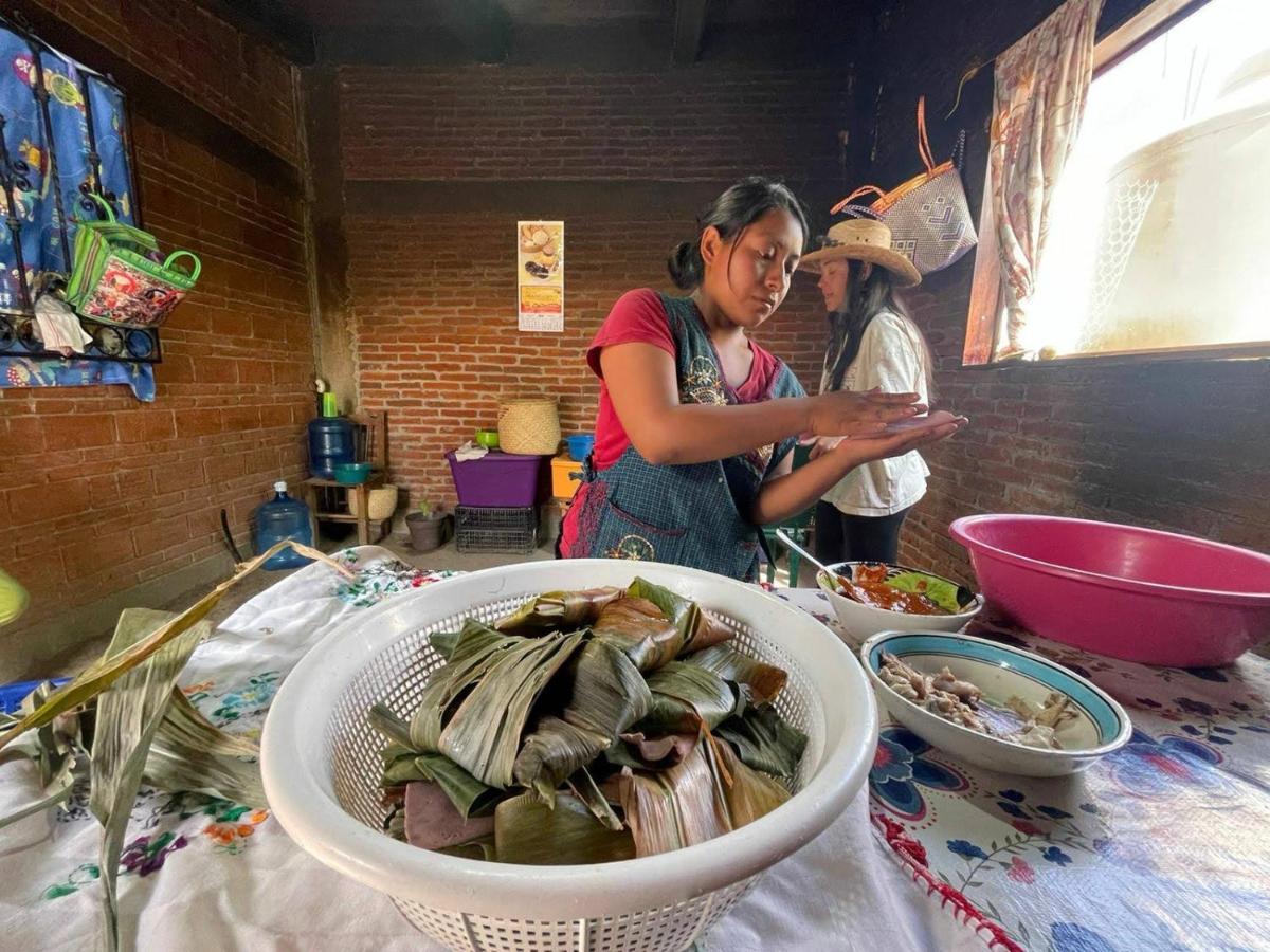 לינה וארוחת בוקר Teotitlán del Valle Lizu Tu Casa En Un Pueblo Zapoteca מראה חיצוני תמונה