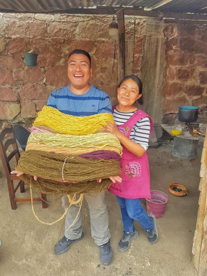 לינה וארוחת בוקר Teotitlán del Valle Lizu Tu Casa En Un Pueblo Zapoteca מראה חיצוני תמונה