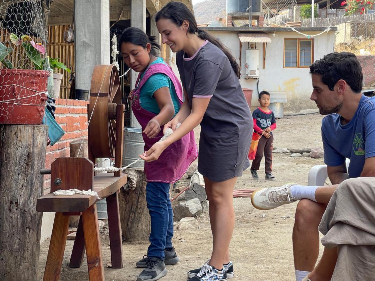 לינה וארוחת בוקר Teotitlán del Valle Lizu Tu Casa En Un Pueblo Zapoteca מראה חיצוני תמונה