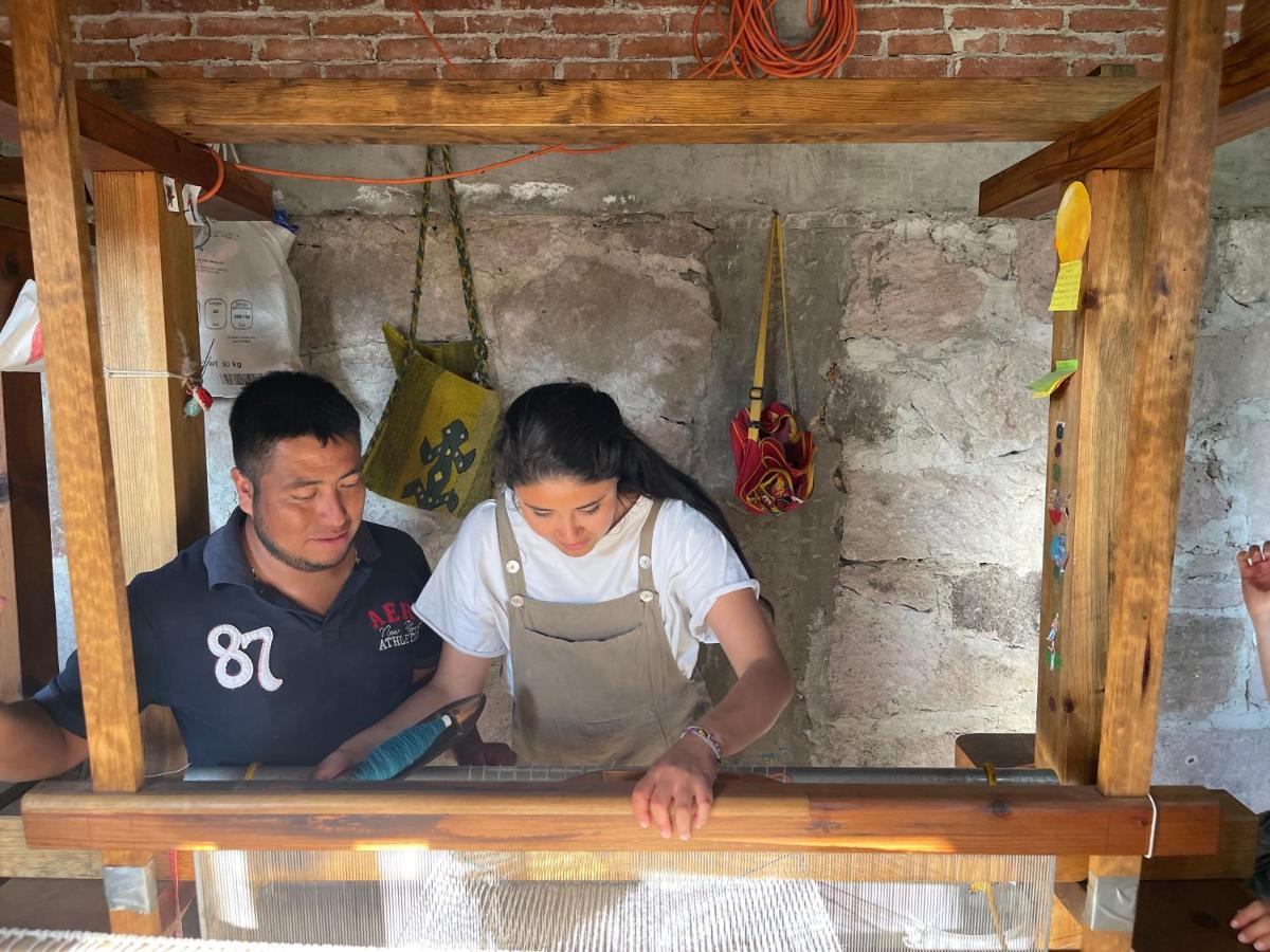 לינה וארוחת בוקר Teotitlán del Valle Lizu Tu Casa En Un Pueblo Zapoteca מראה חיצוני תמונה